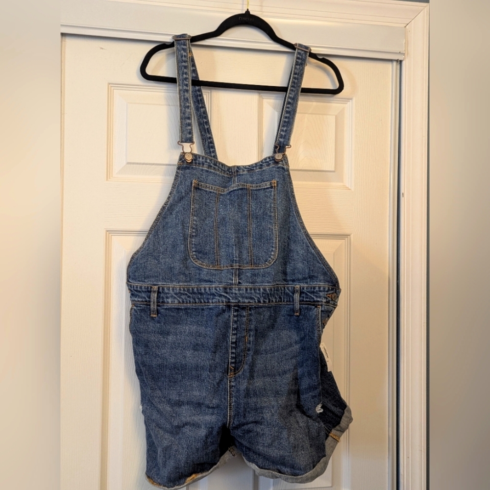 Old Navy Denim Overalls Shorts
